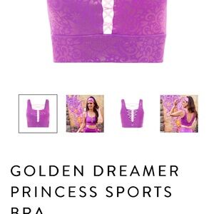 Princess Purple Sports Bra